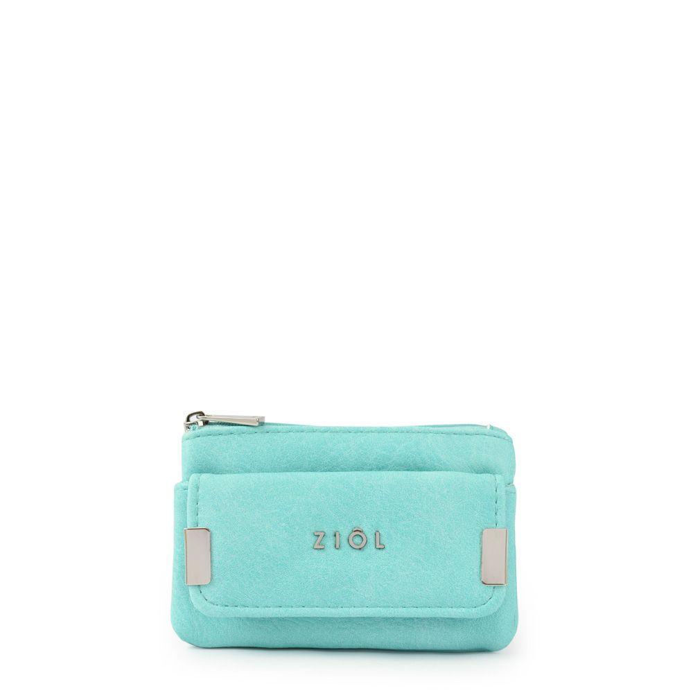 Pinu Monedero Bolsillo Frontal Calipso / Turquesa-0