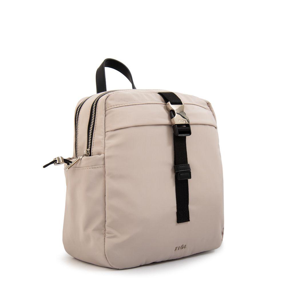 Mochila topacio mediana beige-1