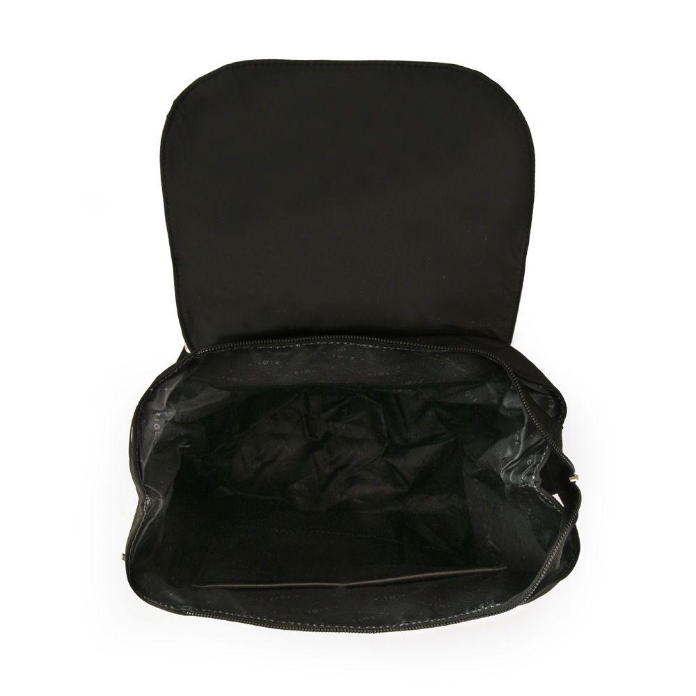 Mochila con tapa mediana amara negro-3