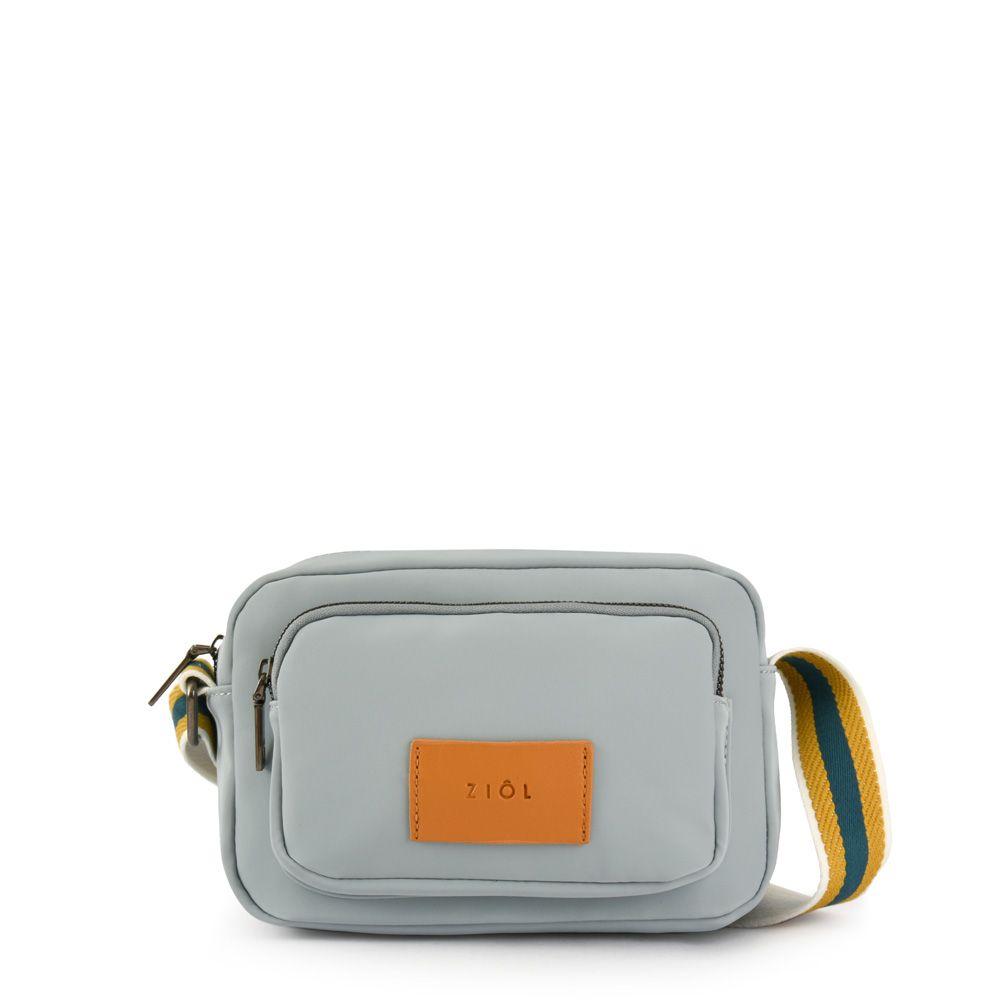 Cartera bandolera mediana rose celeste-0