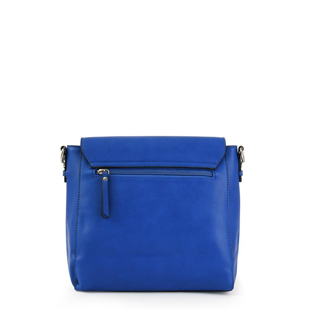 Bandolera Con Tapa Ziol Mediana Aydin Azul-2
