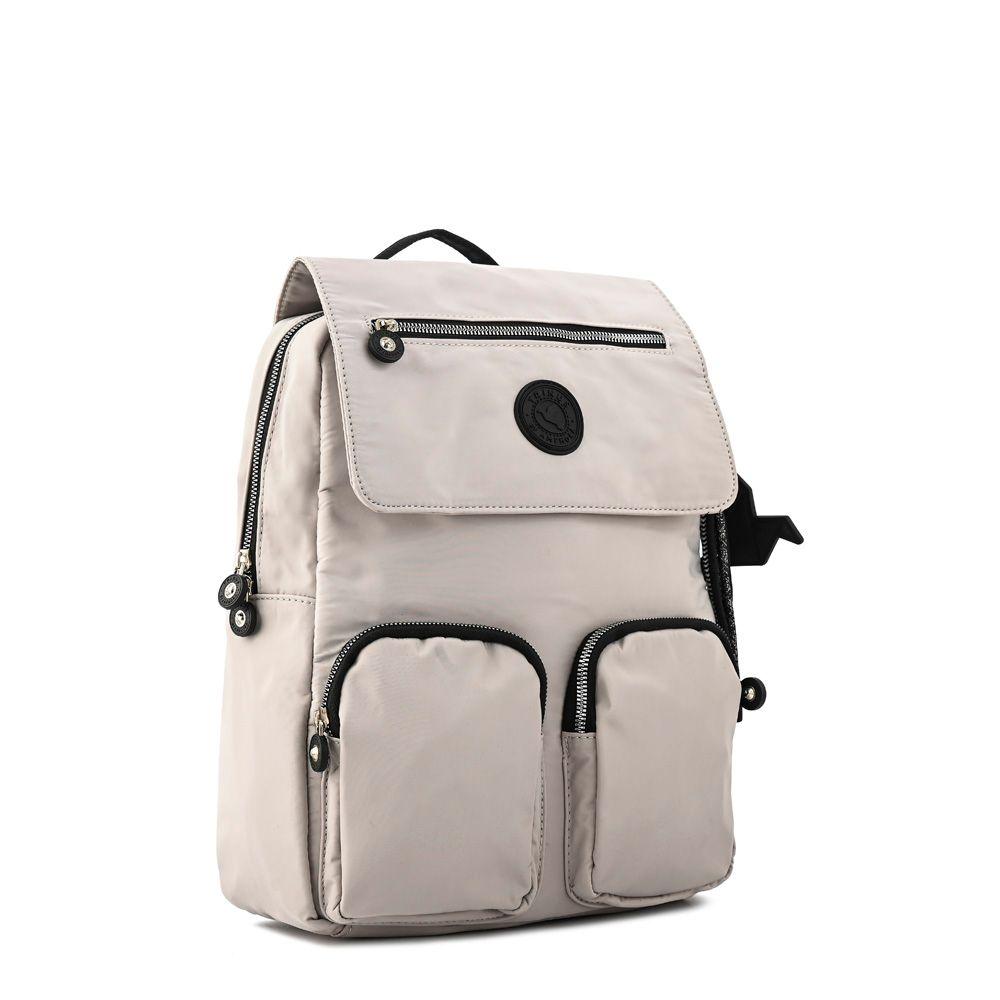 Mochila Porta Notebook kairi gris claro-1