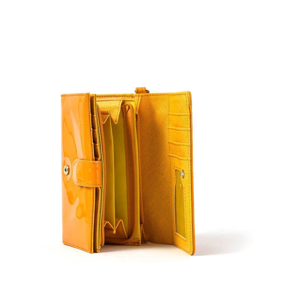 Tamarinda Billetera Acordeon Mediana Amarillo Claro-1