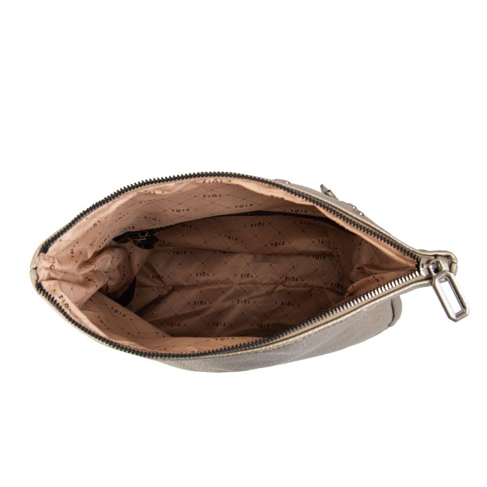 Cartera bandolera siberia plateado oscuro-3