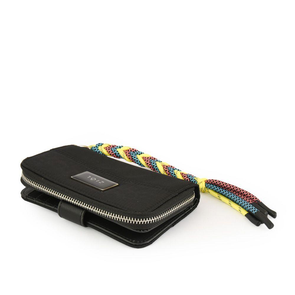 Billetera cierre exterior mediana browalia negro-1