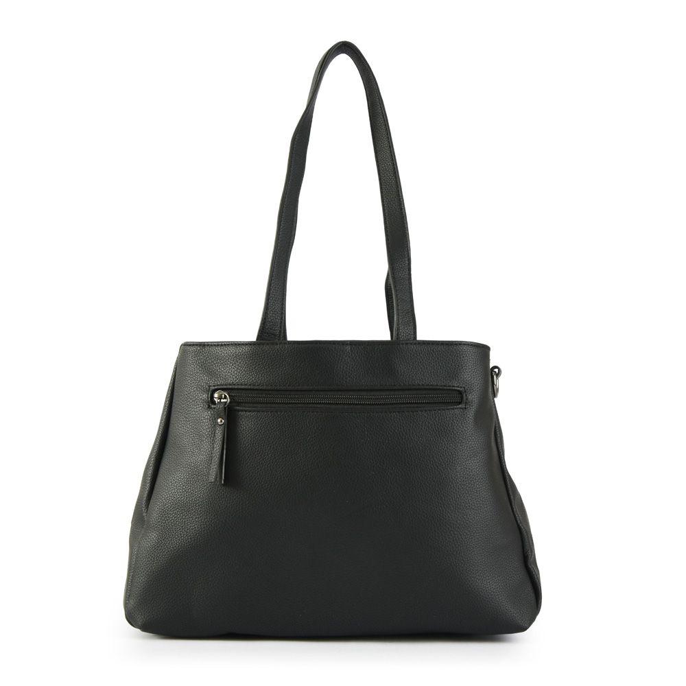 Cartera dos asas mediana classy negro-2