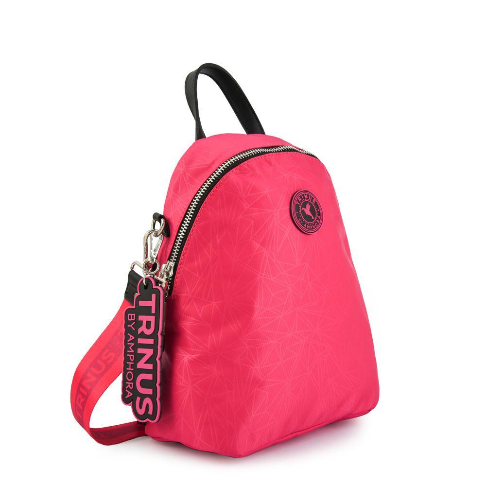 Mochila mediana saumon fucsia-1