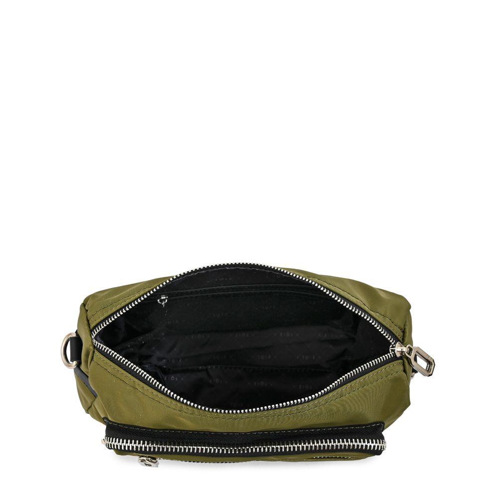Cartera bandolera mediana ruby verde oliva-3
