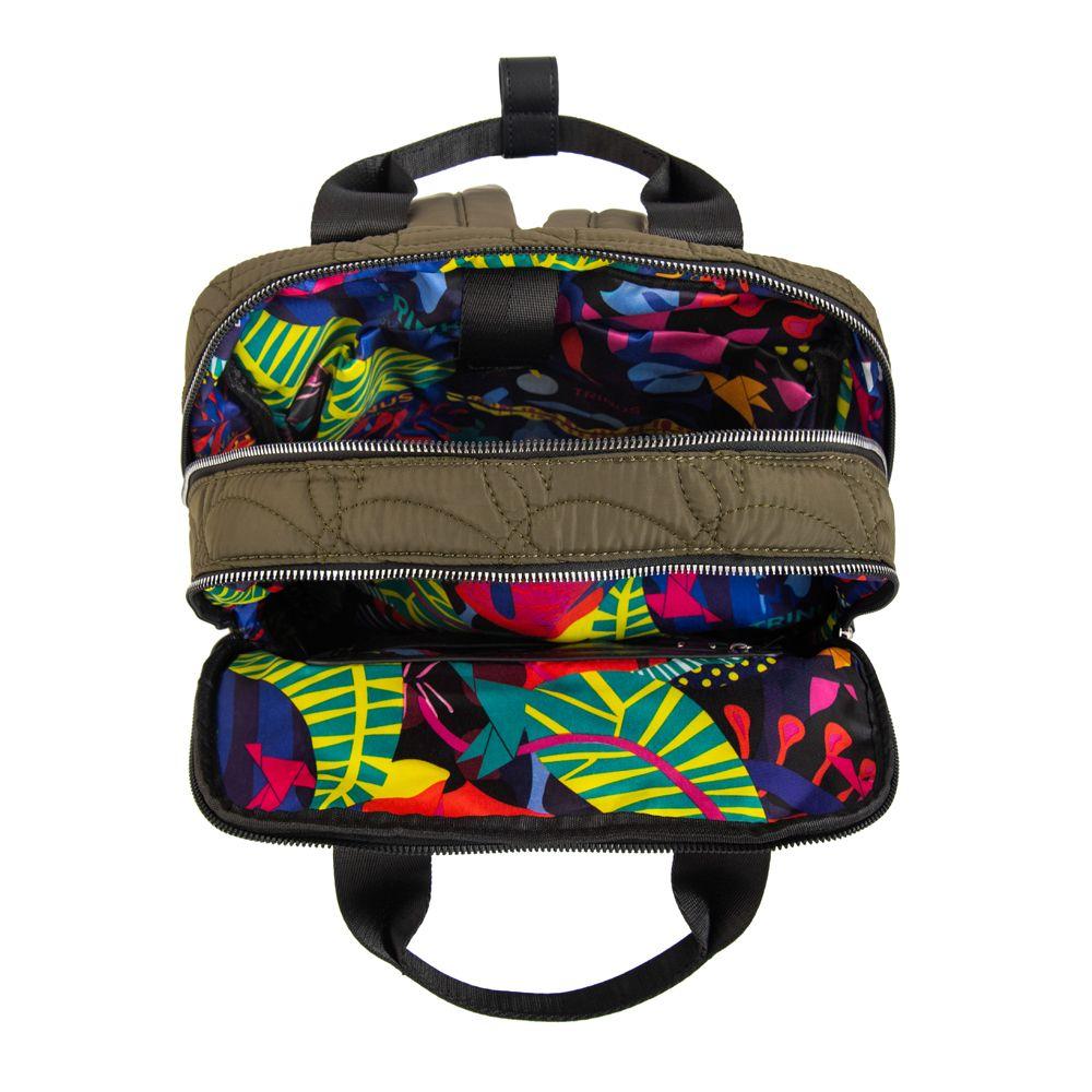 Mochila porta notebook ivanca grande verde oliva-3