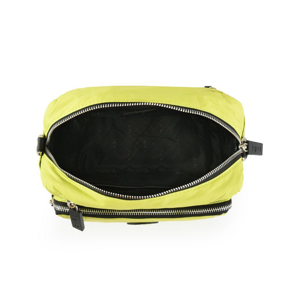 Cartera bandolera pequeña olimpia verde limon-3
