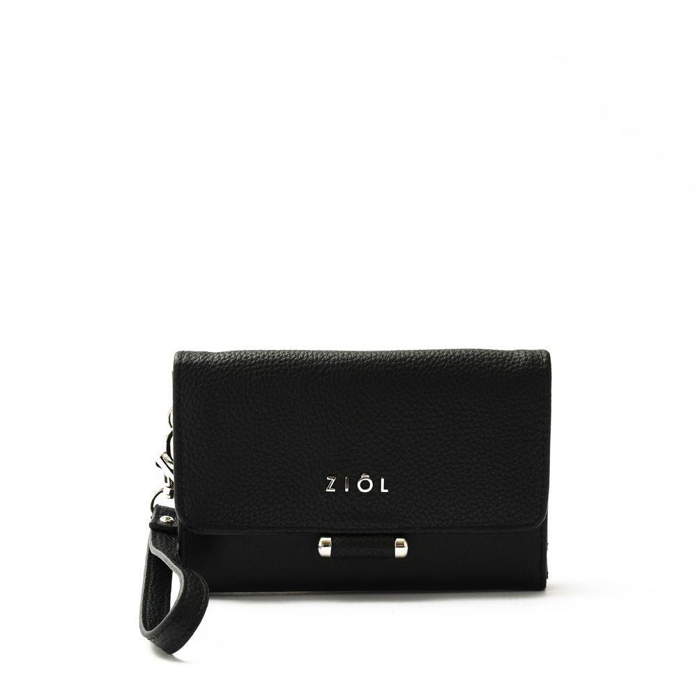 Chou Billetera Mediano Con Cierre Exterior Negro-0