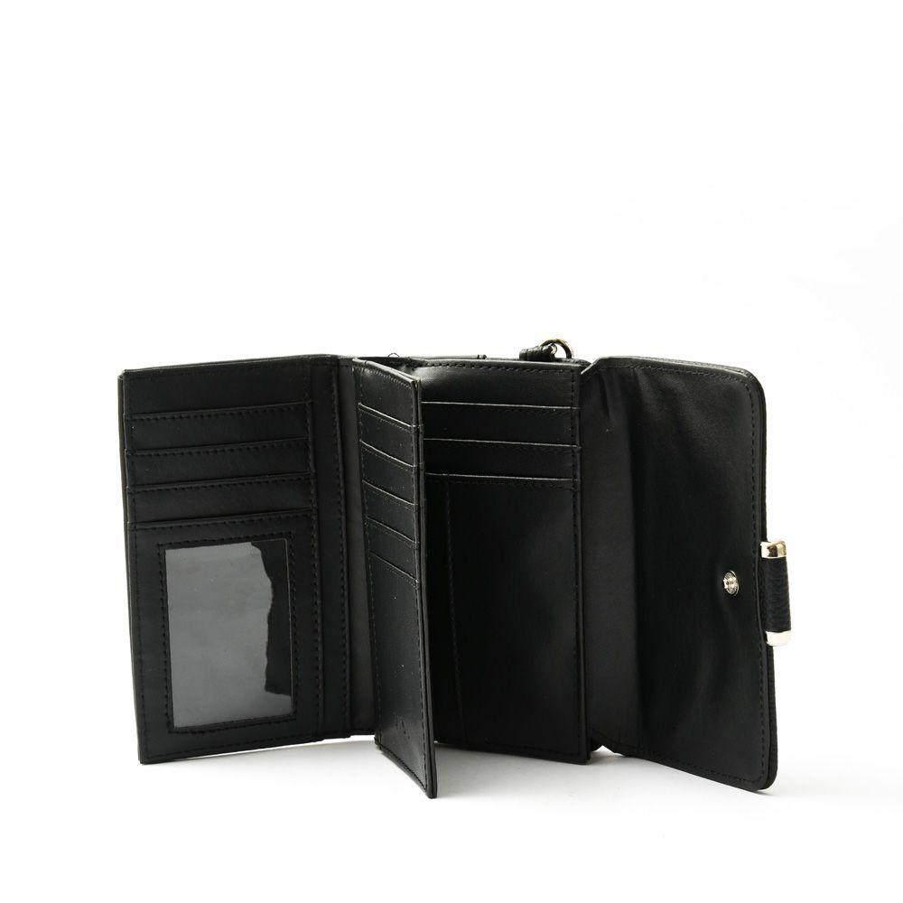 Chou Billetera Mediano Con Cierre Exterior Negro-2