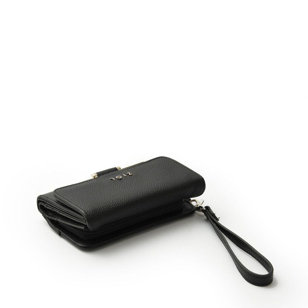 Chou Billetera Mediano Con Cierre Exterior Negro-1