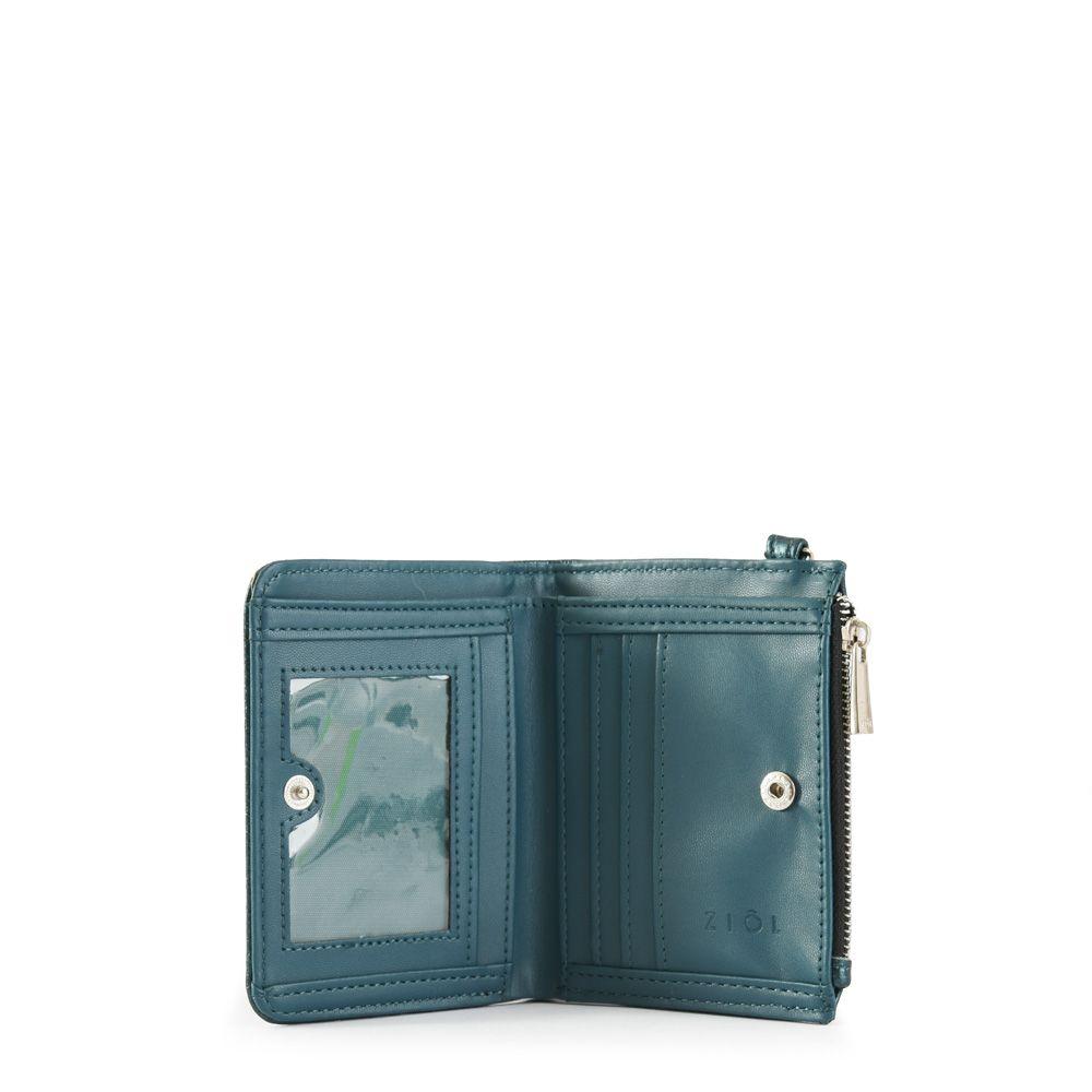 Billetera pequeña printemps petroleo-1