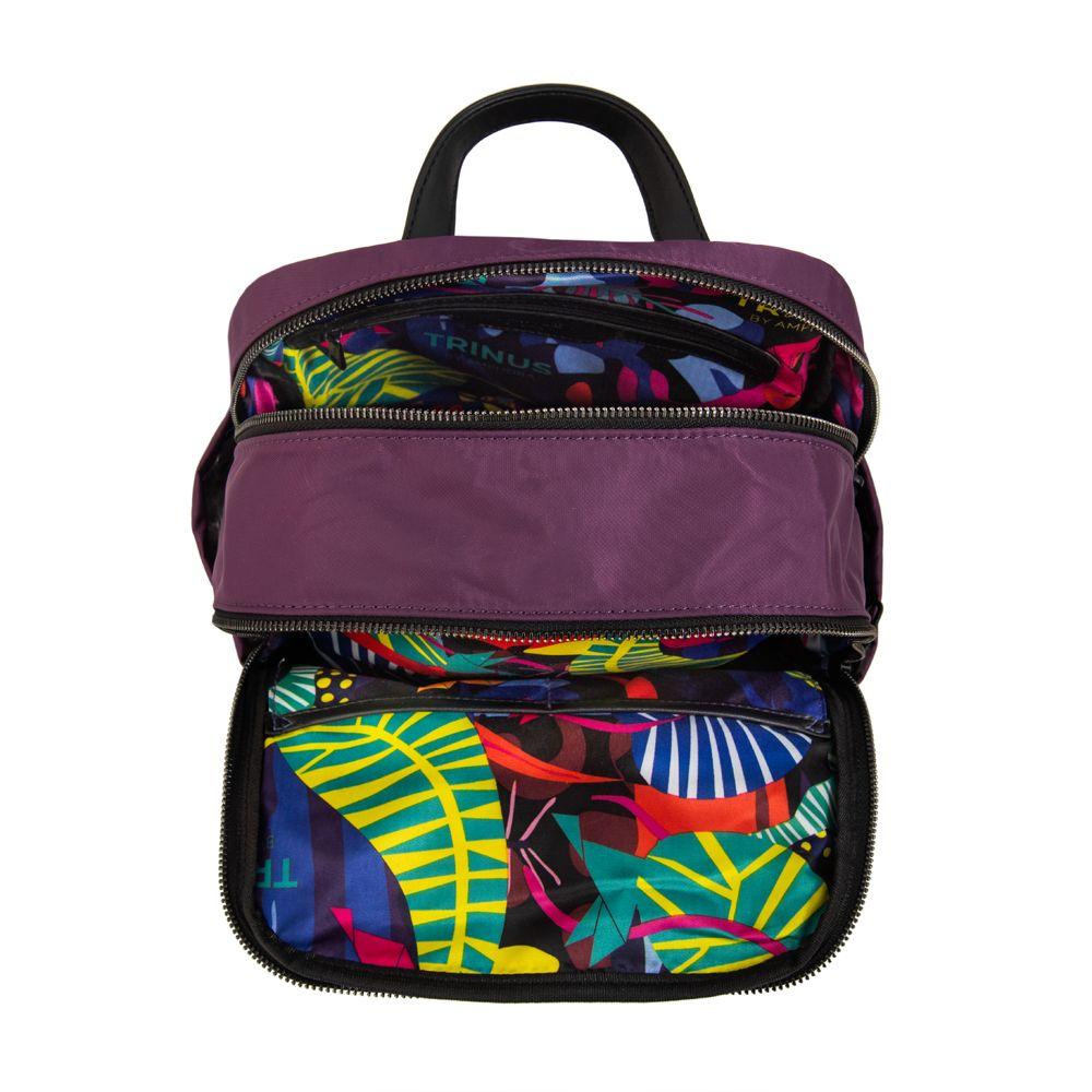 Mochila college mediana morado-3