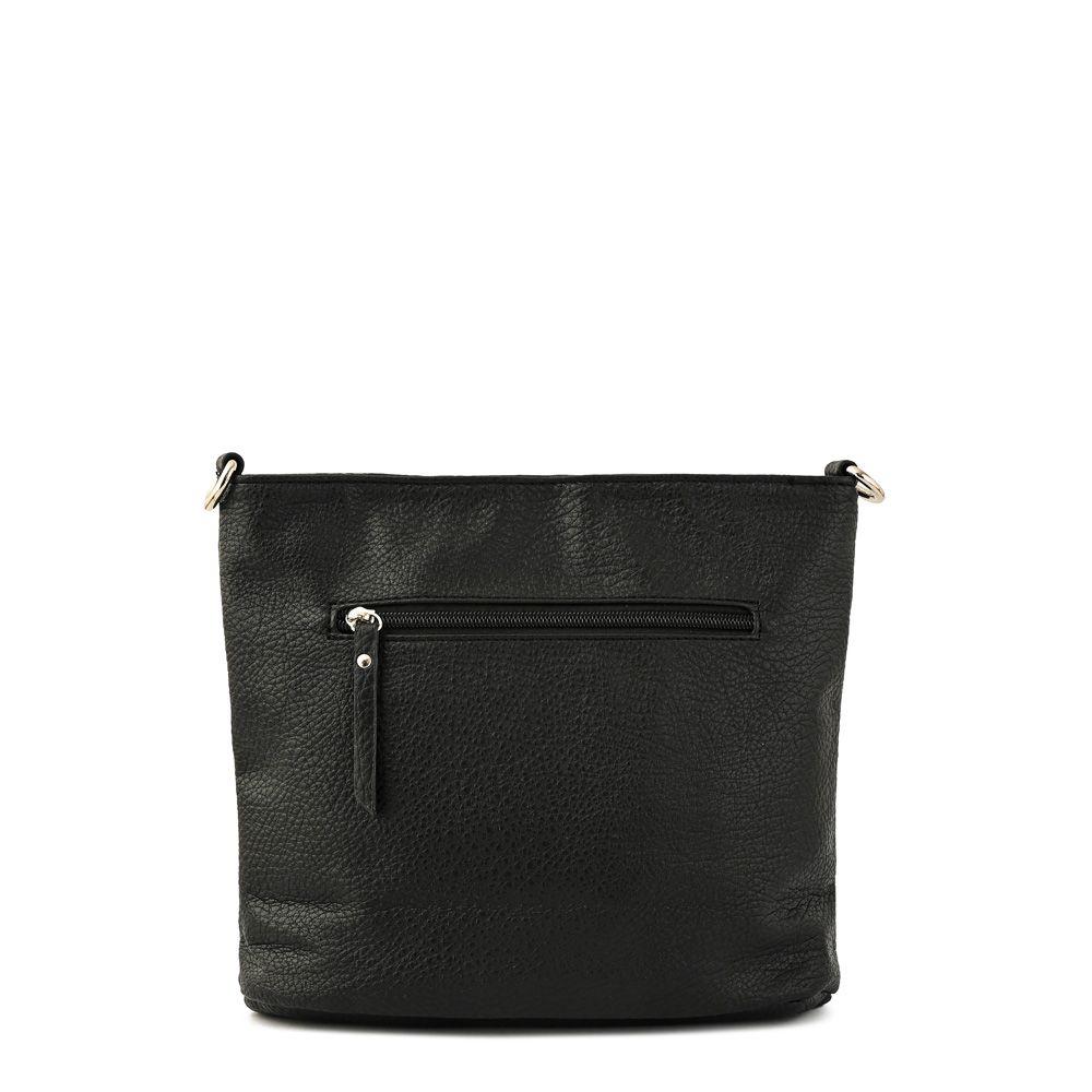Cartera bandolera mediana cora negro-2