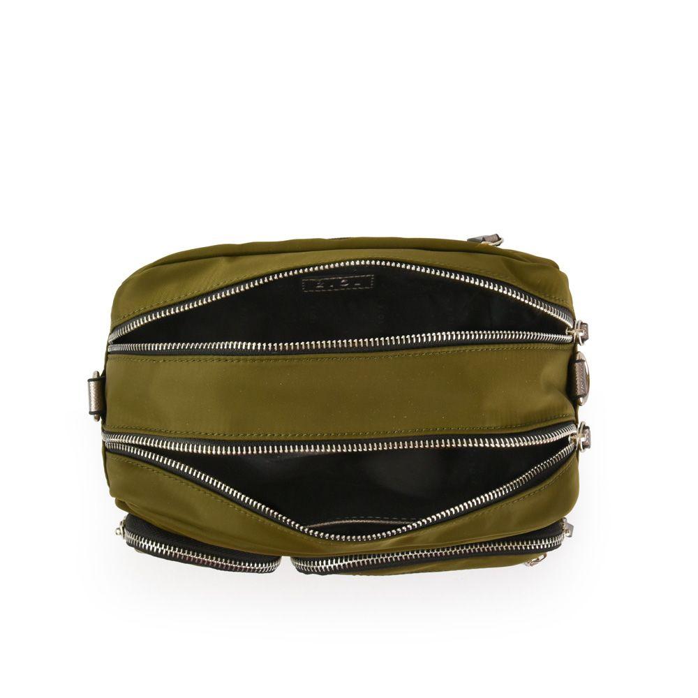 Cartera bandolera mediana fadora verde oliva-3