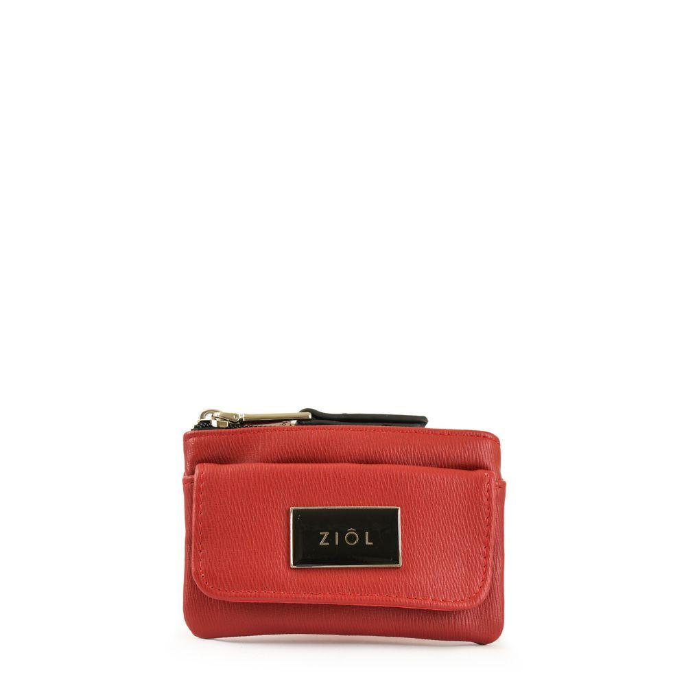 Monedero Ziol Pequeña Fraila Rojo -0