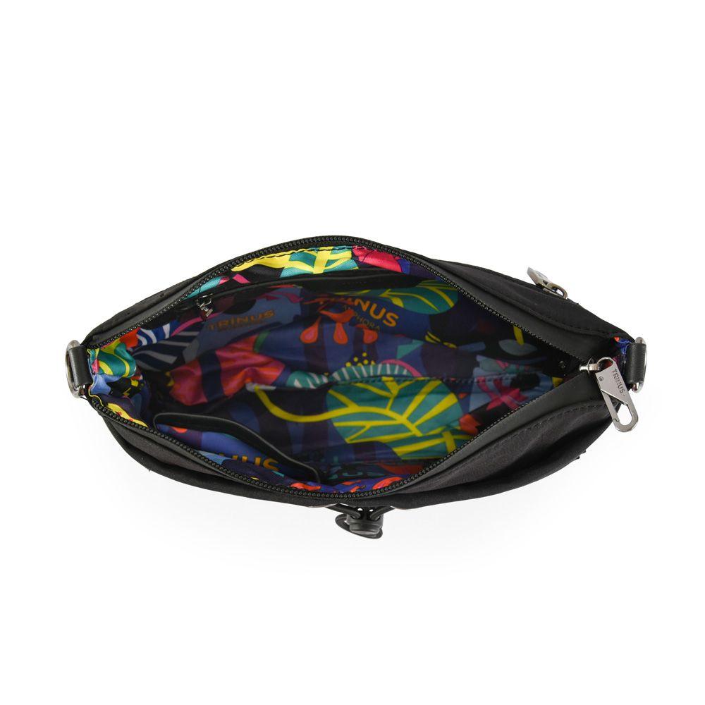Cartera bandolera pequeña zagora negro-3