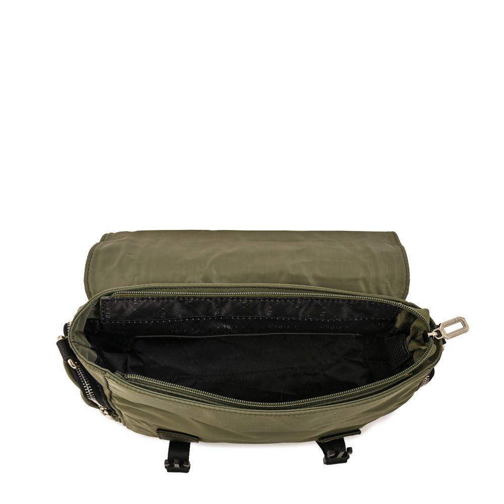 Cartera Bandolera claudin grande verde oliva-3