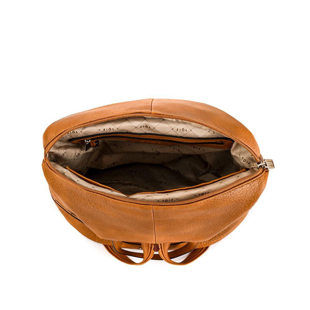 Mochila mediana kristal camel-3