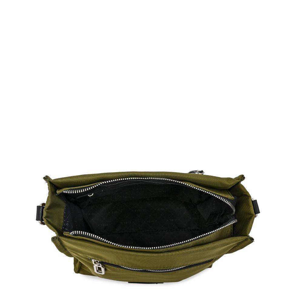 Cartera bandolera pequeña katyna verde oliva-3