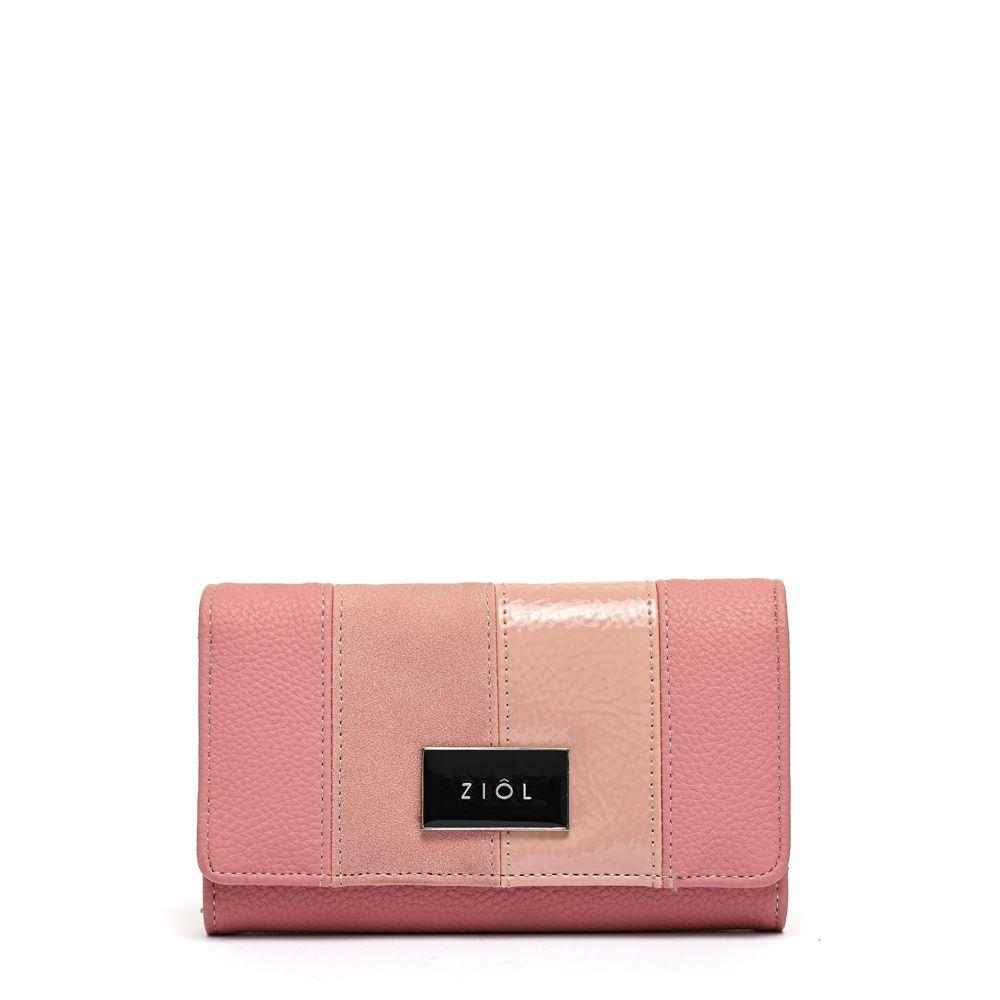 Billetera acordeon mediana pample rosado-0