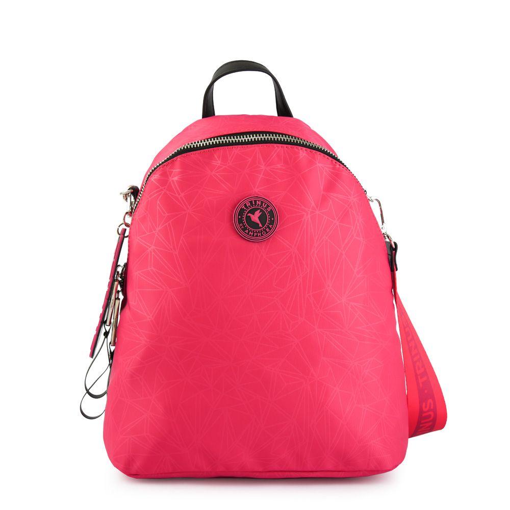Mochila grande saumon fucsia-0