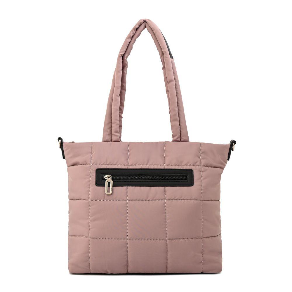 Cartera dos asas mediana nacha rosa viejo-2