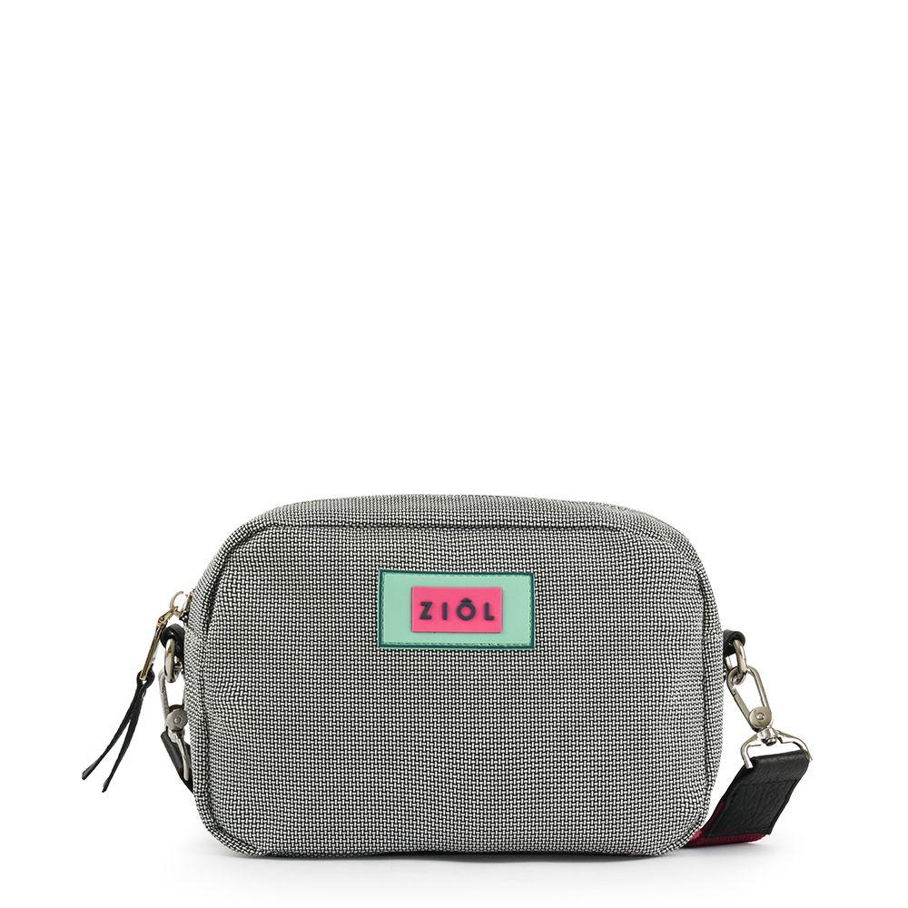 Cartera bandolera mediana merino gris oscuro-0