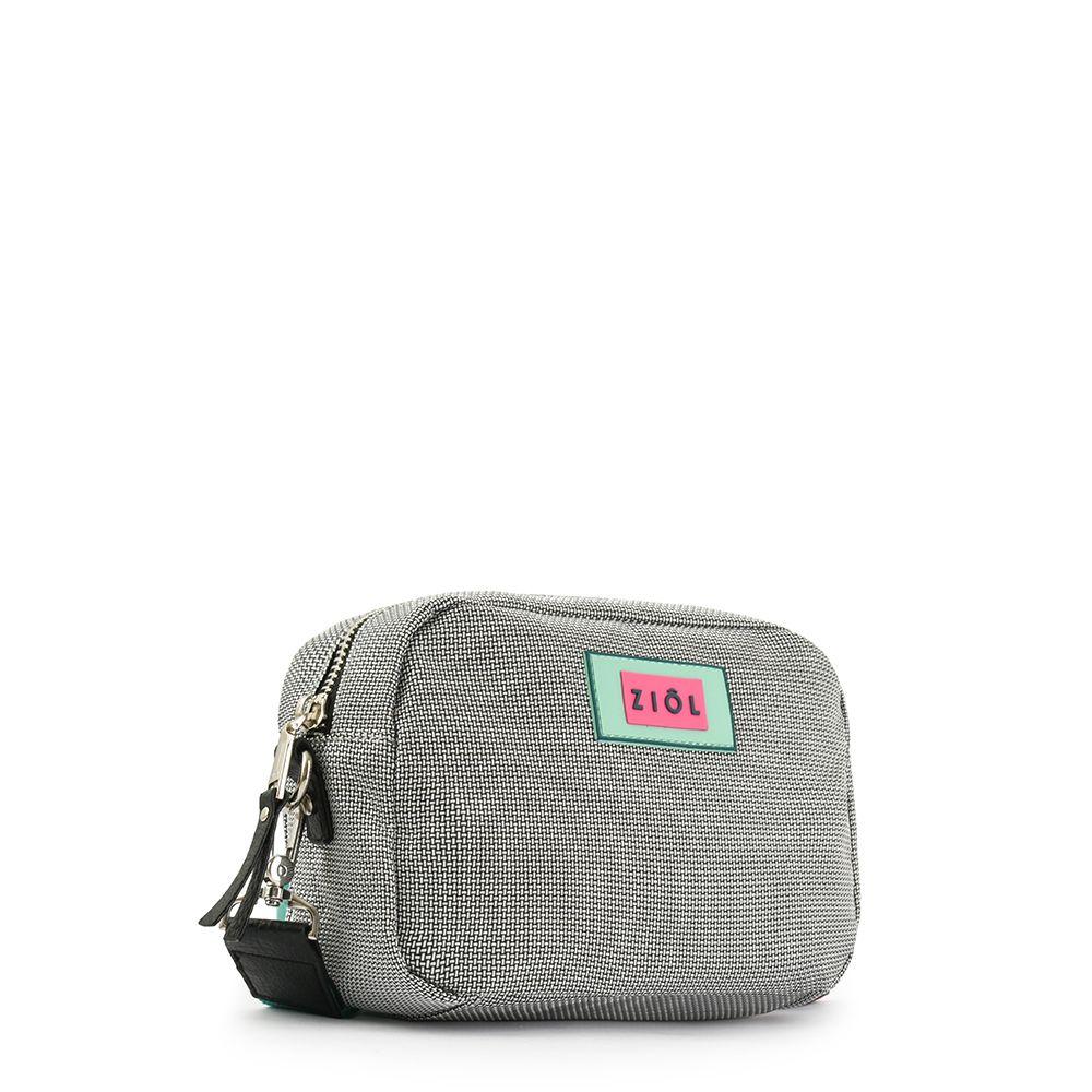 Cartera bandolera mediana merino gris oscuro-1