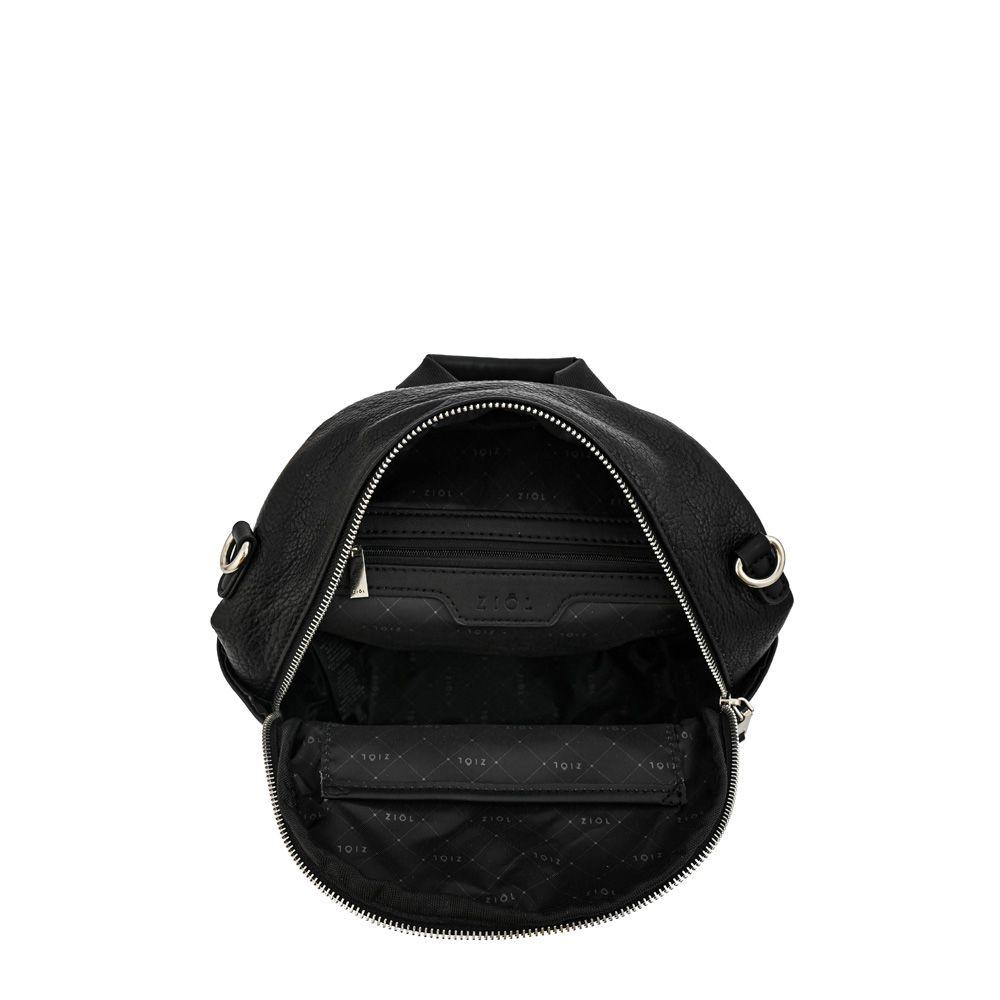 Mochila pequeña lychee negro-3