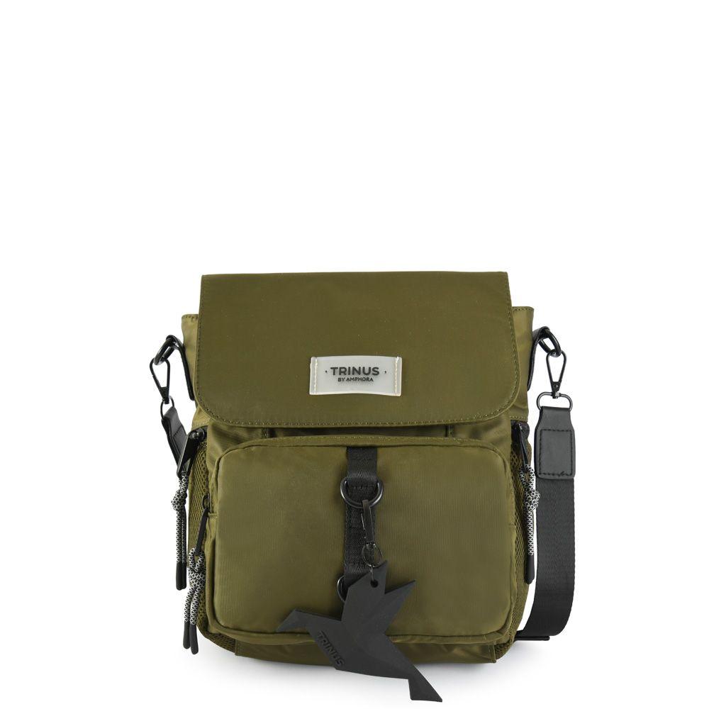 Cartera bandolera grande surrey verde oliva-0