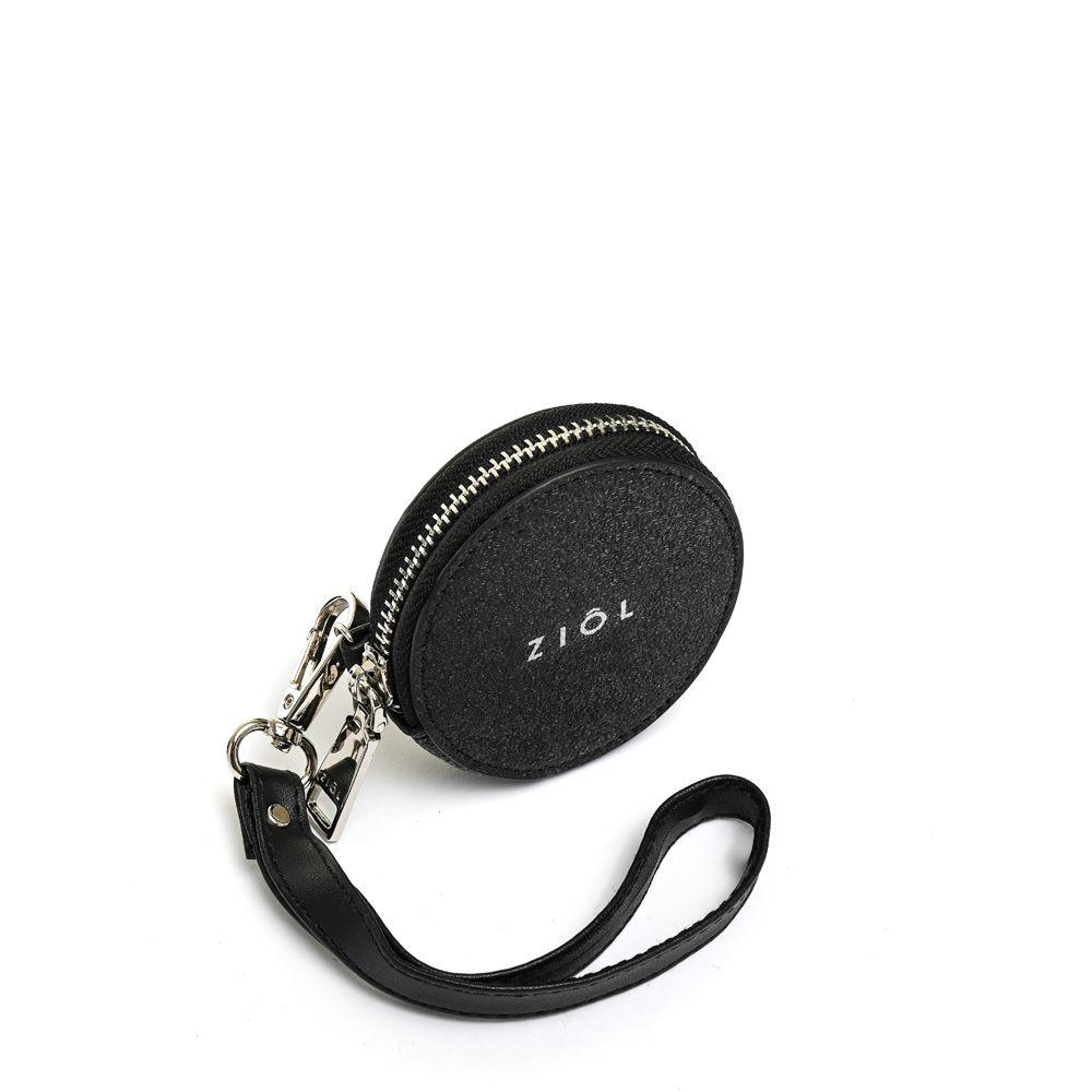 Monedero redondo pequeña jamie negro-2