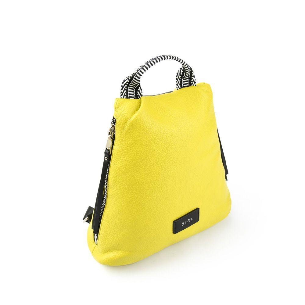 Mochila mediana illa amarillo-2