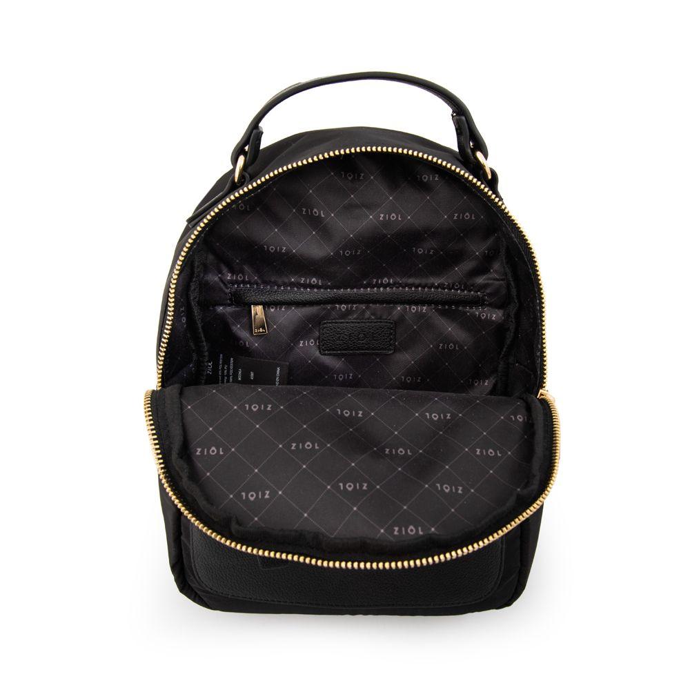 Mochila pequeña daisy negro especial-3