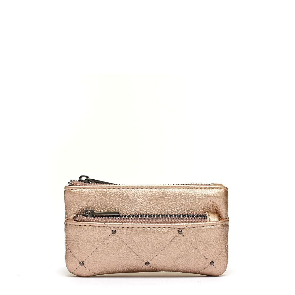 Monedero rectangular pequeña plum rosa metalico-0