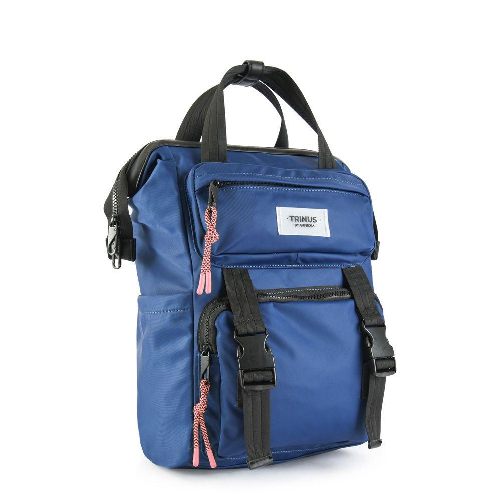 Mochila Porta Notebook Grande Giyani Azul Oscuro-1
