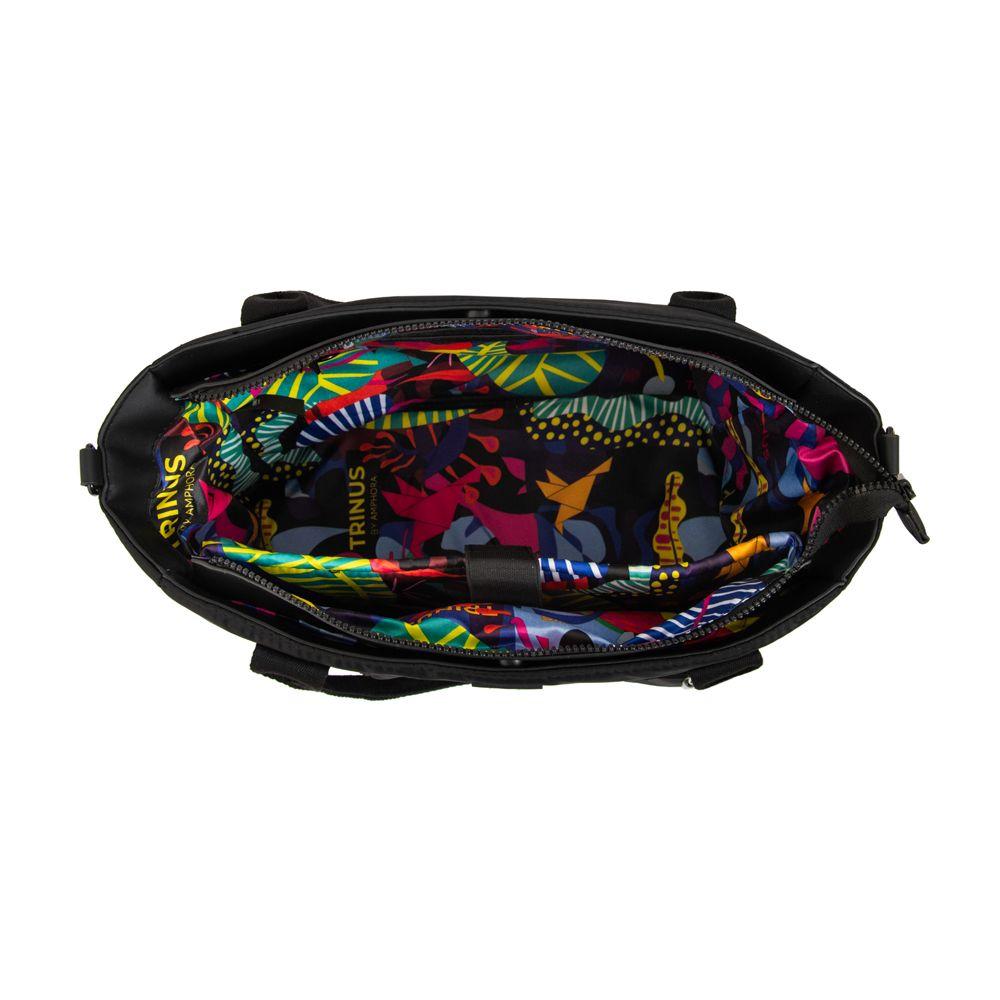 Cartera tote porta notebook florence mediana negro-3