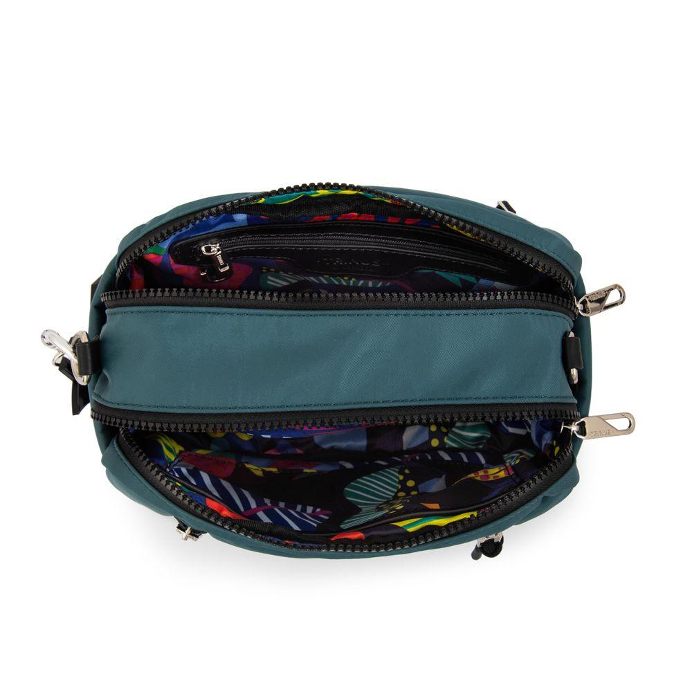 Cartera Bandolera mediana juliana petroleo oscuro-3