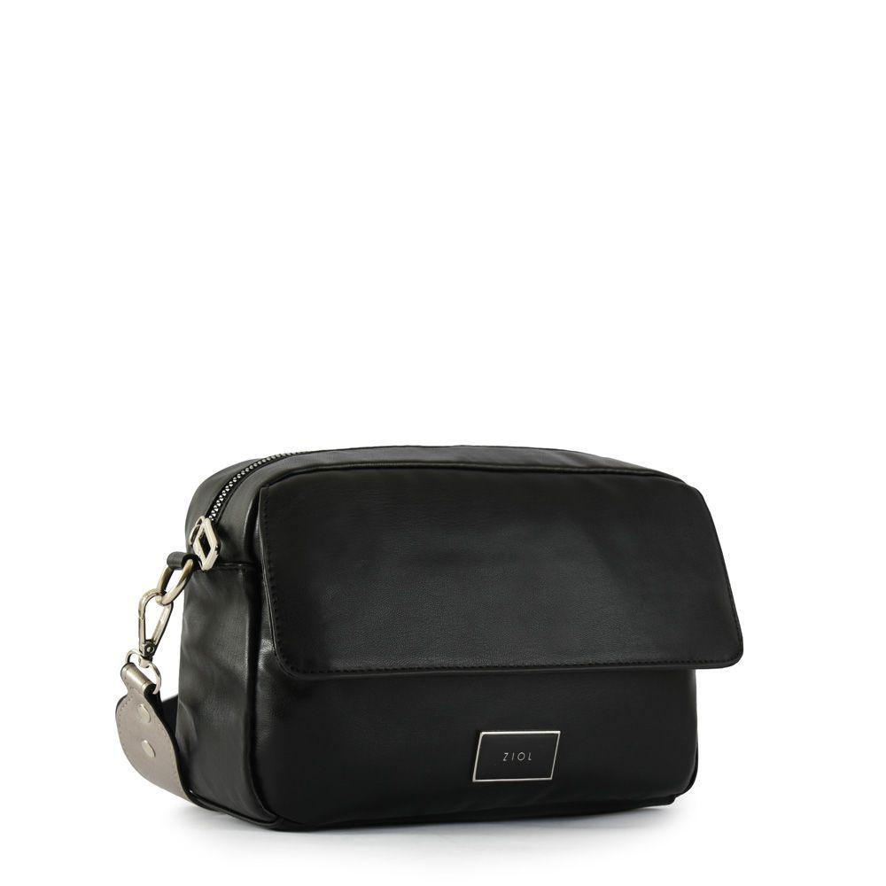 Cartera bandolera mediana lissy negro-1