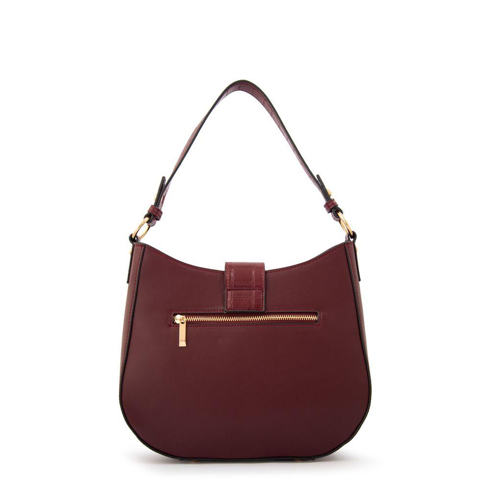 Cartera corte oval sarah mediana burdeo-2