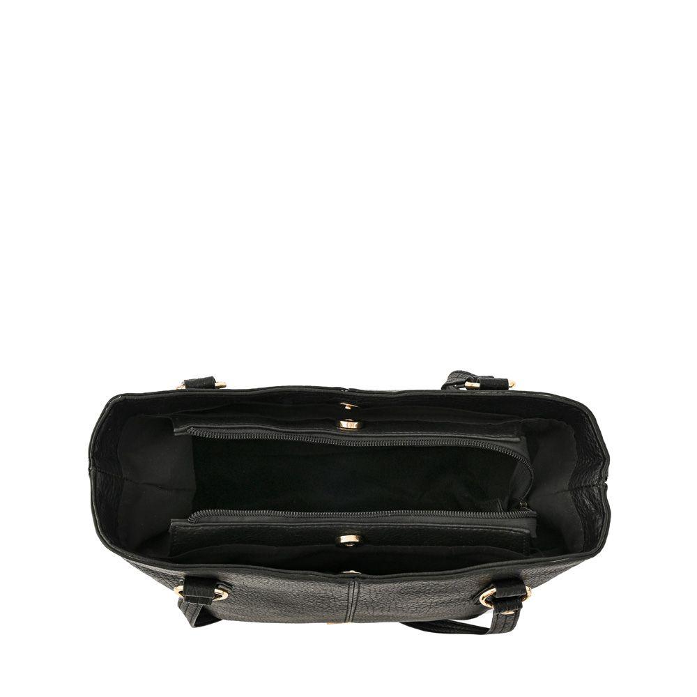 Cartera dos asas tres divisiones grande zahara negro-3