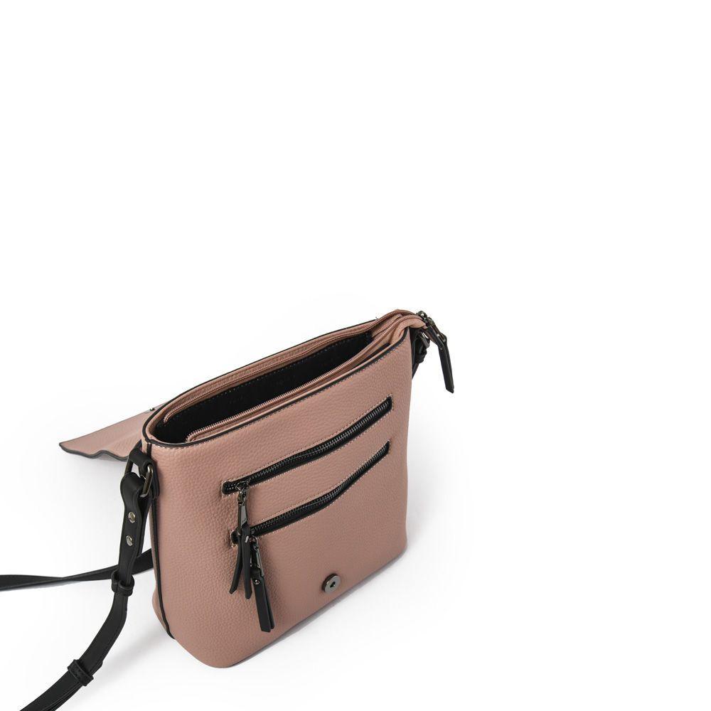 Verisima Cartera Tipo Bandolera Con Tapa Rosa Viejo-2