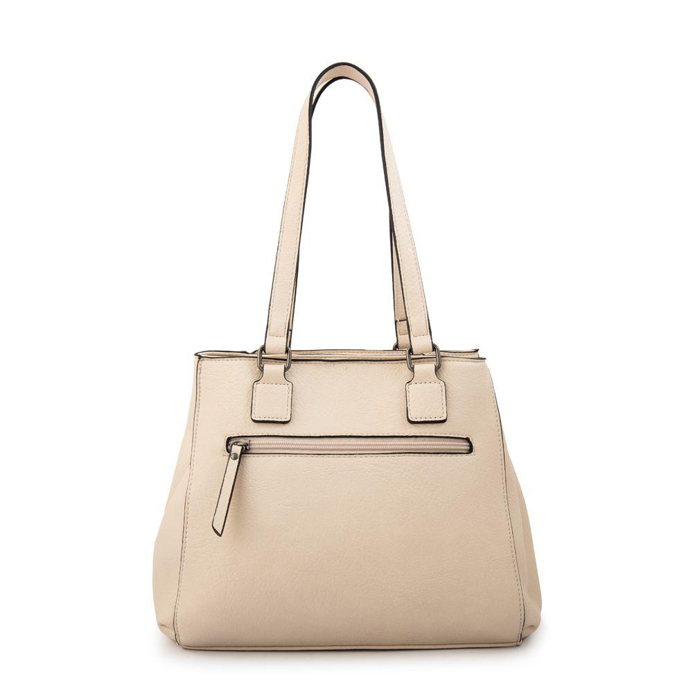 Cartera Dos Asas serafina mediana blanco crudo-2
