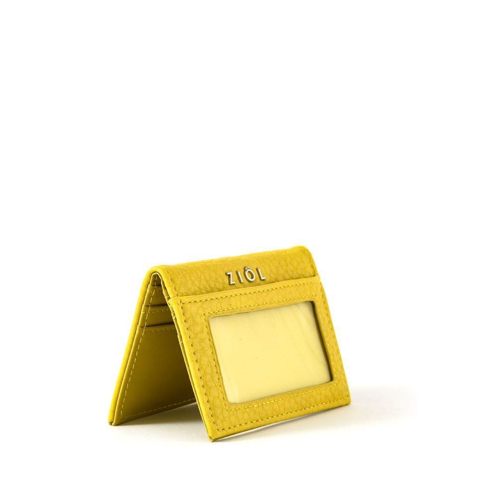 Trachi Tarjetero Con Ventana Amarillo-1