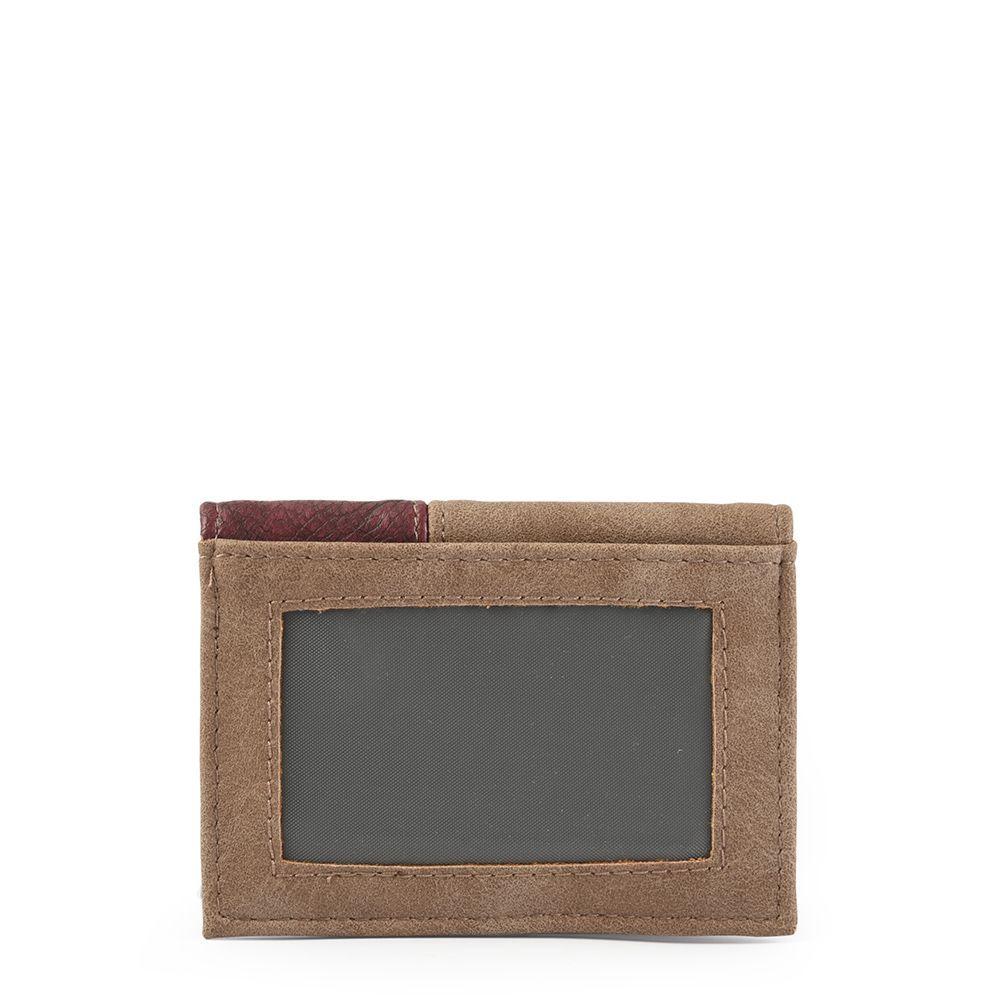 Alonsa Tarjetero Con Ventana Tostado/Taupe-1