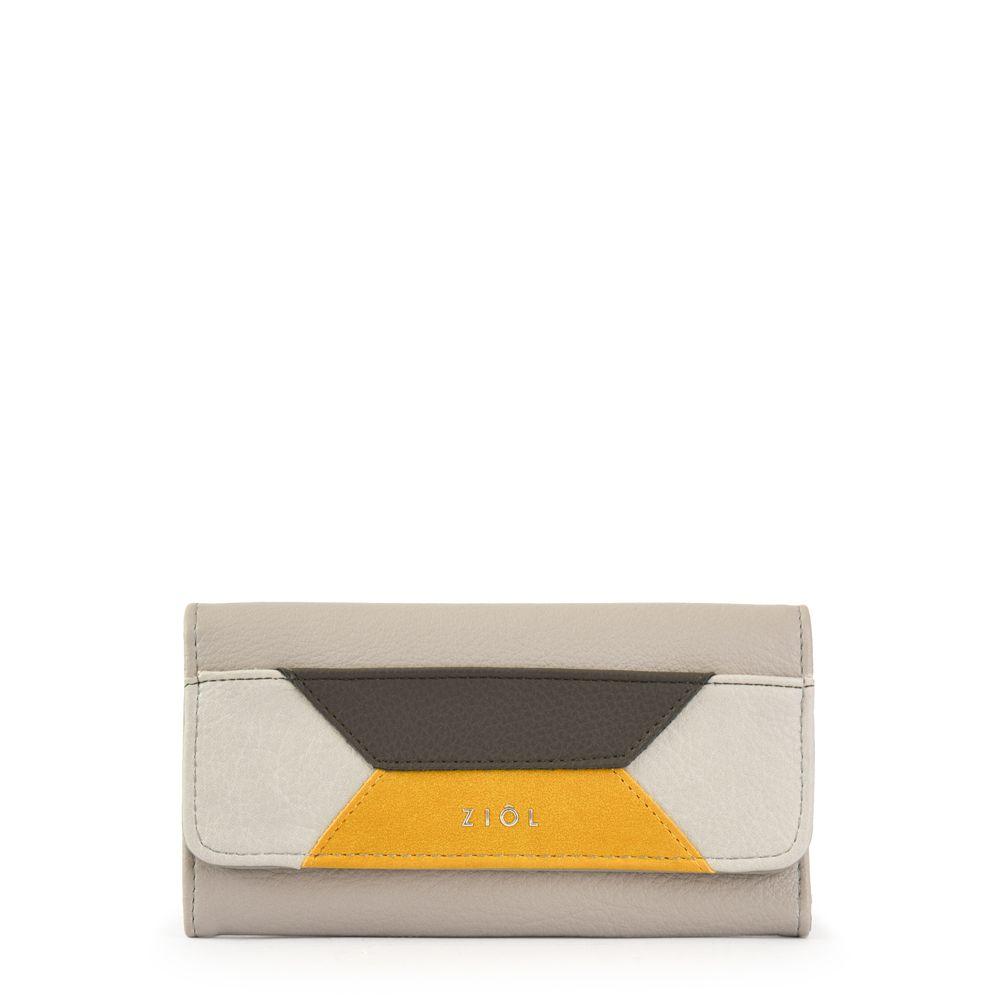Billetera mediana carotte gris-0