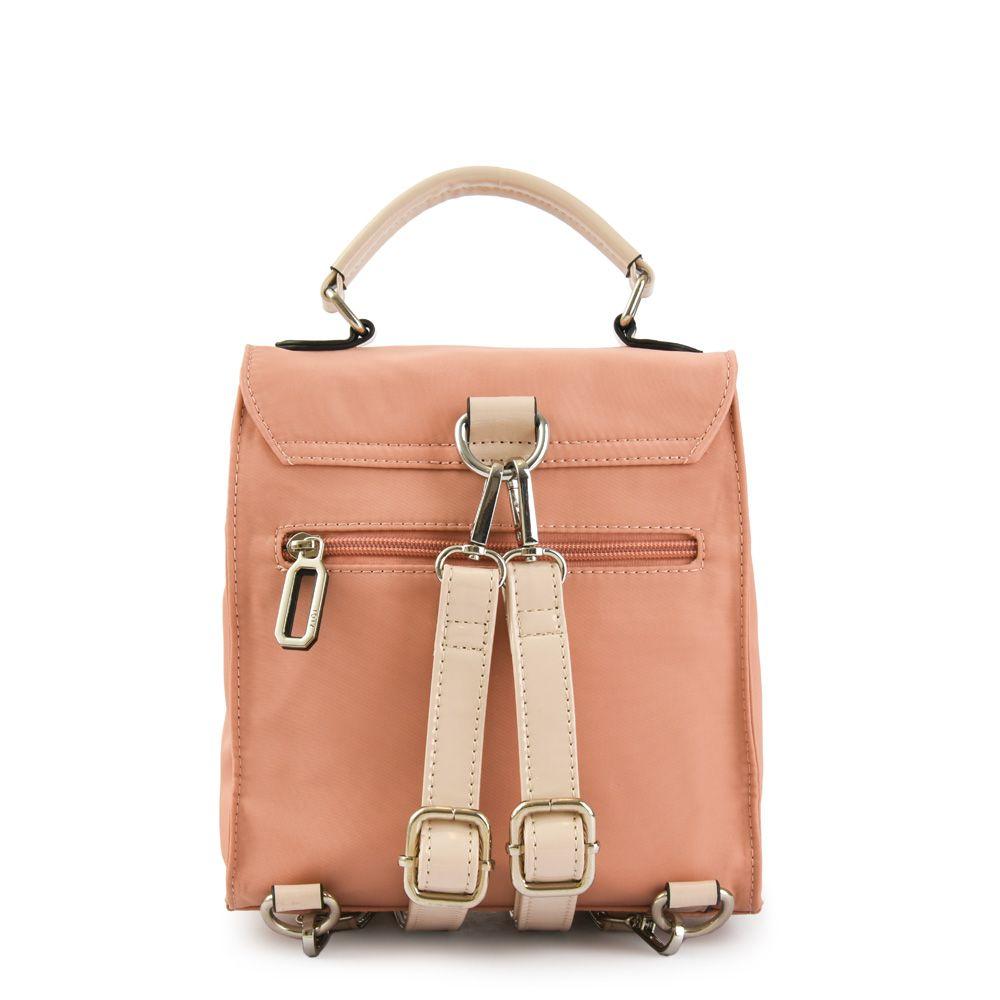 Mochila con tapa pequeña kylie rosado-2