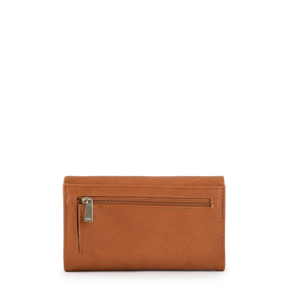 Billetera acordeon mediana pinu café Ziol